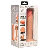 Jock 8 Inch Vibrating Realistic Skin Silicone Dildo Dongs Realistic